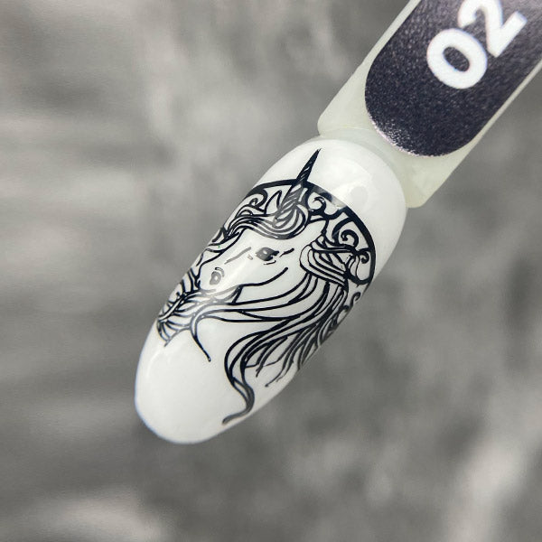 לק לחותמות שחור