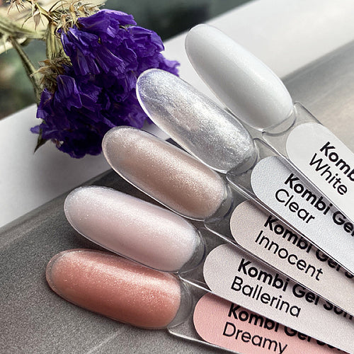 Ballerina קומבי ג'ל לבן עם מיכרושימר